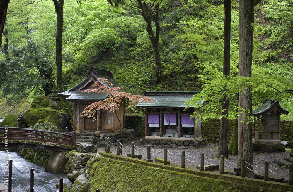 Auxillary shrine at Eiheiji Temple, headquarters of Soto sect of Zen Buddhism, Fukui, Japan Auxillary shrine at Eiheiji Temple, headquarters of Soto sect of Zen Buddhism, Fukui, Japan
