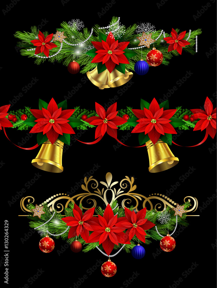 Christmas set elements for your designs Christmas set elements for your designs