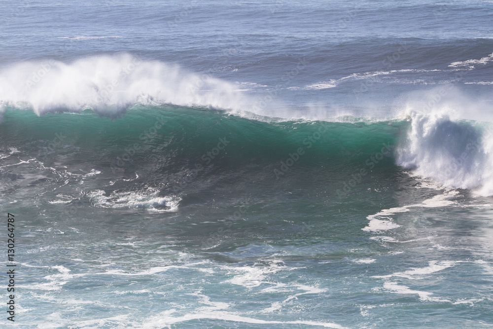 colorful waves in California