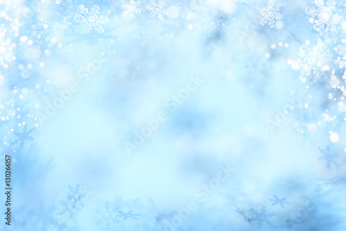 Snowflake Background, Abstract Winter Snow Flake © Vladimir Prusakov