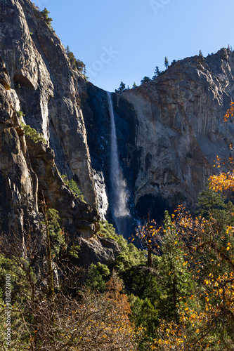 Bridal Veil waterfall in Yosemite