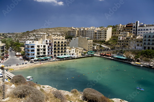 The village of Marsalforn on the Island of Gozo, Malta, Mediterranean photo