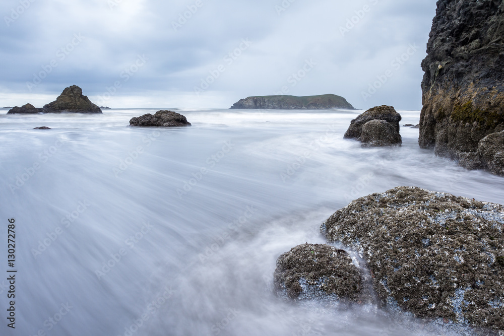 Oregon Coast on a cloudy day