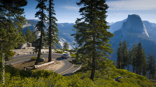 Half Dome from Glacier Point, Yosemite National Park, California photo