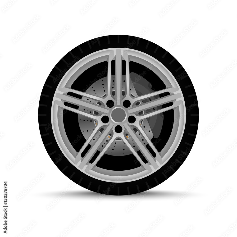 Obraz premium car wheel