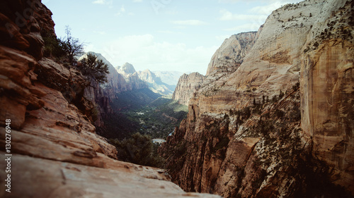 view from Angels Landing Yosemite
