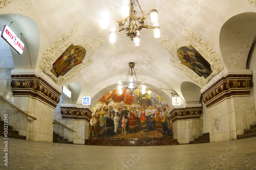 The Moscow metro

