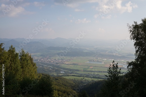 View from hill. Slovakia