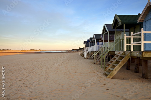 A spring evening at Wells next the Sea, Norfolk photo