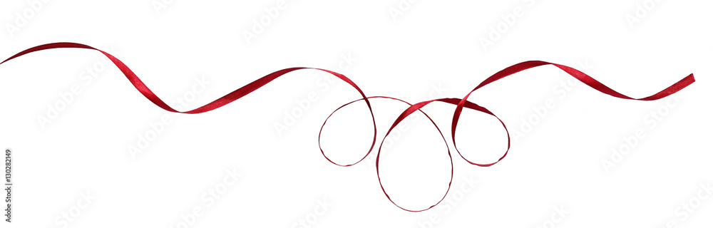Red silk ribbon Red silk ribbon