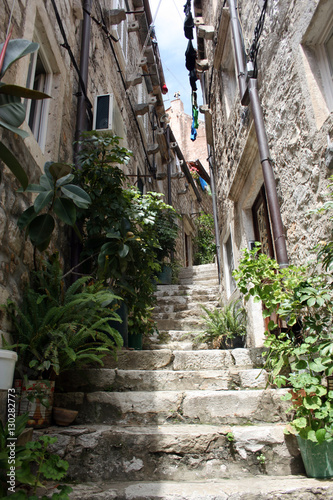 Fototapeta Naklejka Na Ścianę i Meble -  Dubrovnik street in Croatia