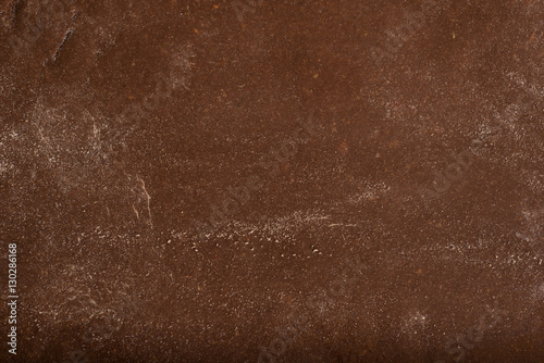 Obraz na płótnie Texture of chocolate pastry for cookies. w salonie