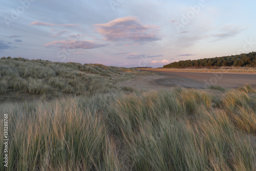 The dunes, beach and pinewoods at Holkham Bay, Norfolk
