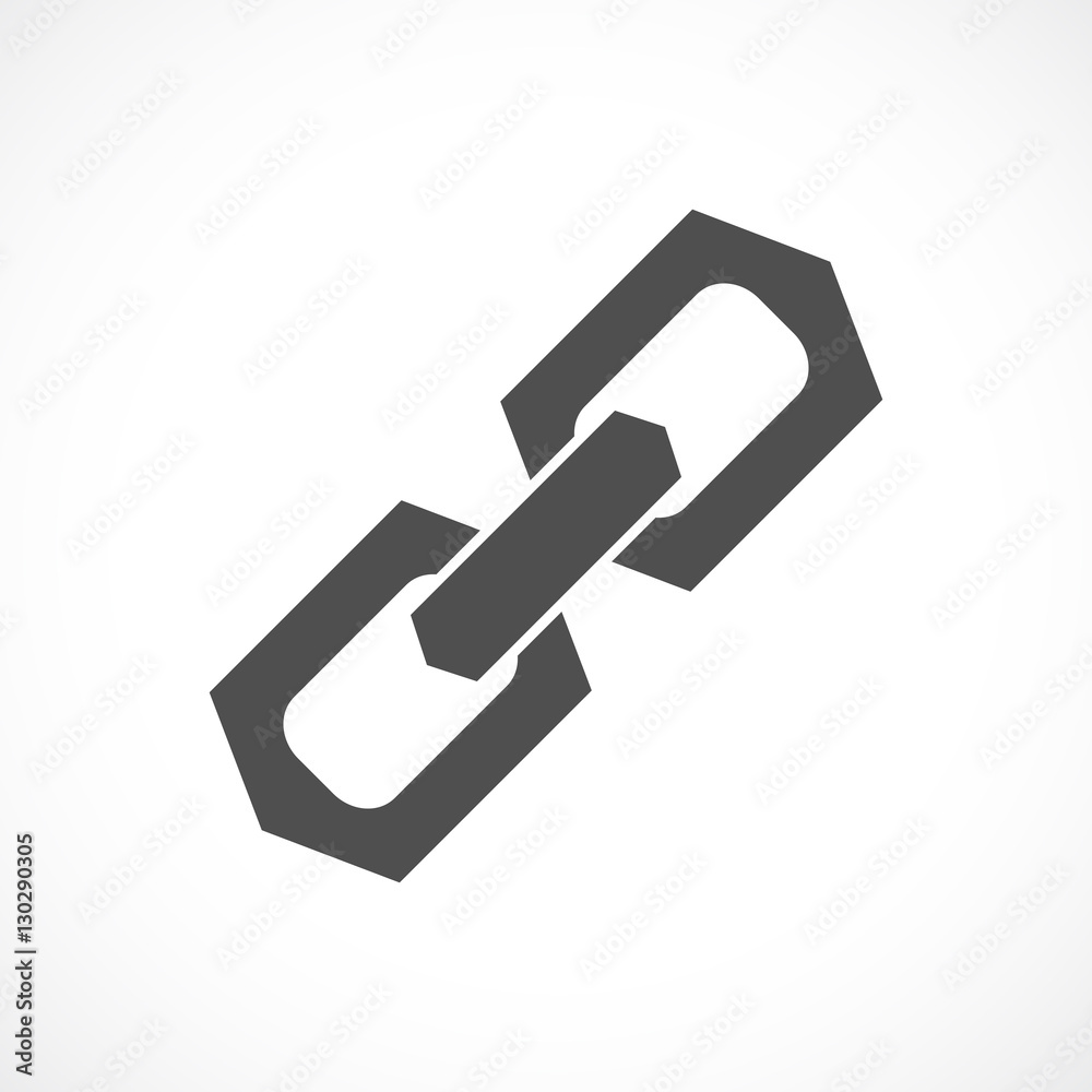 Chain link vector icon Chain link vector icon