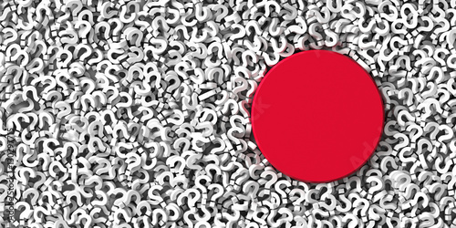 Photography Japan uncertain future and economy, 3d rendering