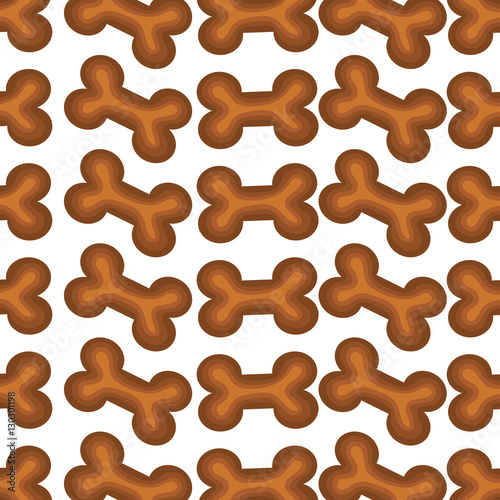 bones mascot pattern background vector illustration design
