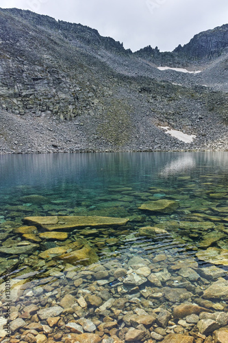 Ledenoto  Ice  Lake and Musala Peak  Rila mountain  Bulgaria