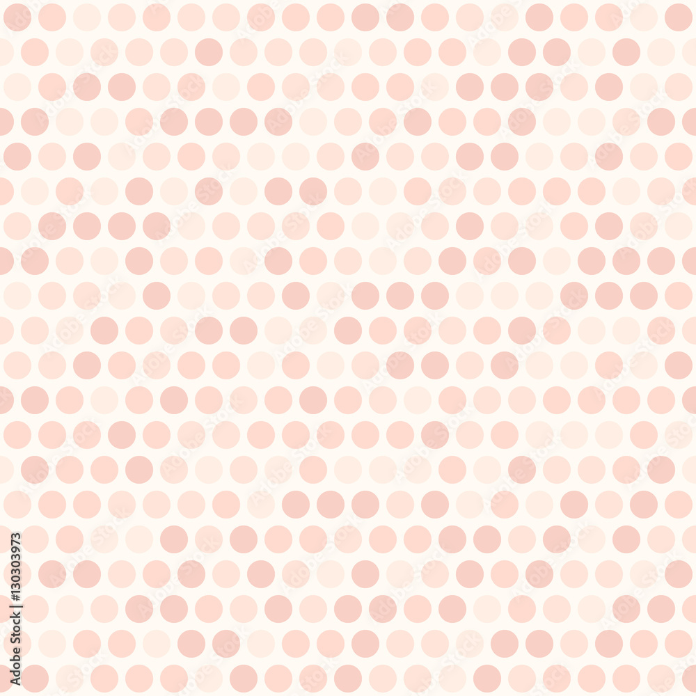 Polka dot pattern. Seamless vector dot background