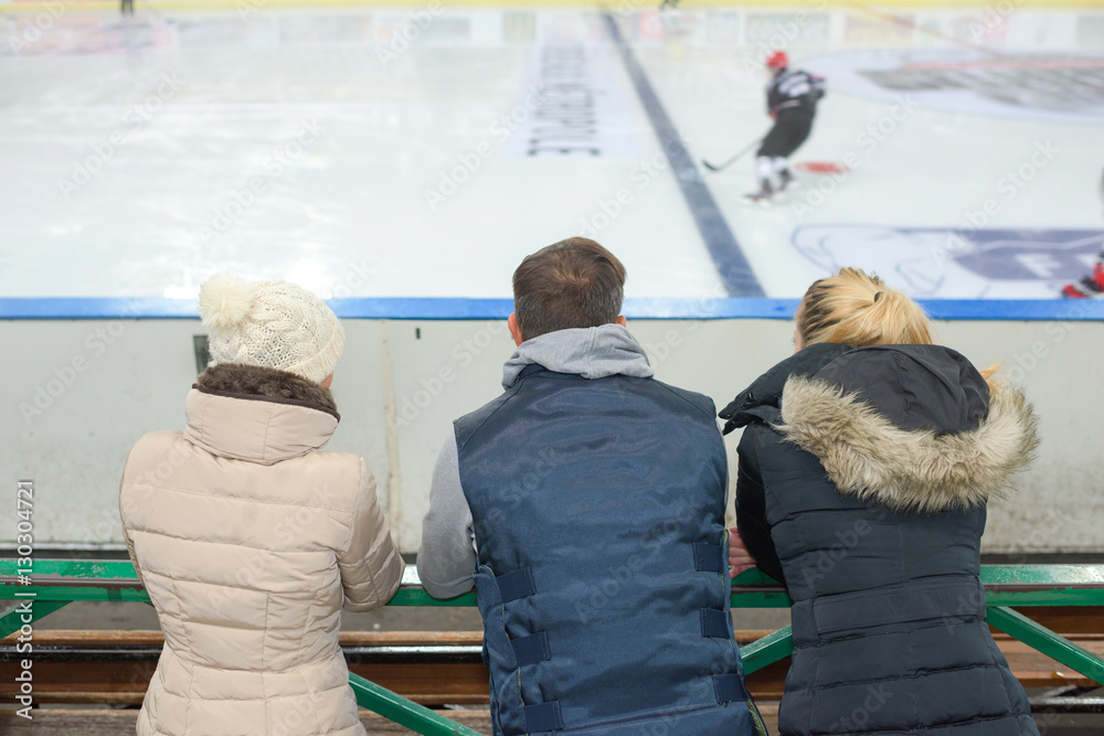Φωτογραφία People spectating ice hockey game