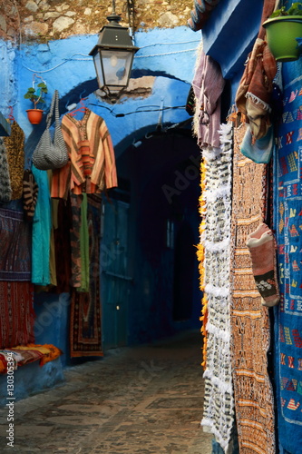 Handicraft on a street in Chaouen, Morocco © juanorihuela