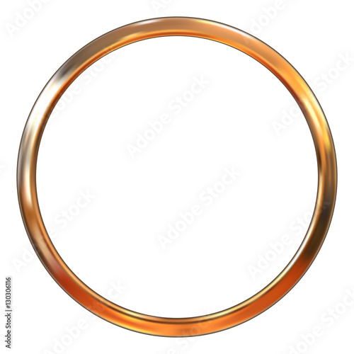 Frame gold ring
