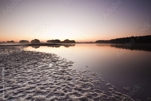 A pond (etang ) in the natural park of La Brenne (Pays aux Mille Etangs) (Country of a Thousand Lakes), Indre, Loire Valley, Centre, France photo