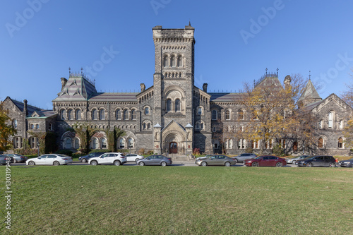 Fotografie Toronto University campus-Victoria University in fall in Toronto, Canada