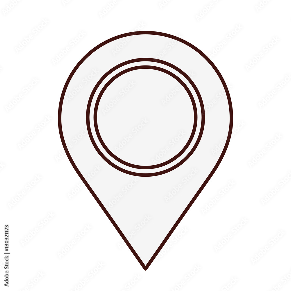 gps pin icon image vector illustration design 