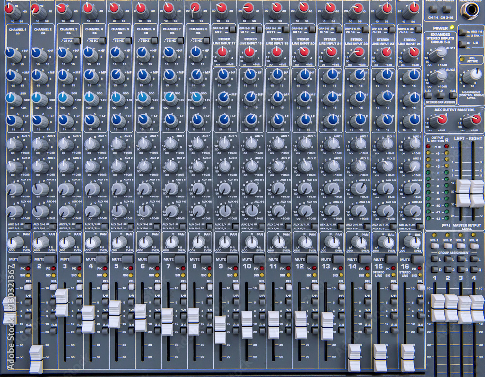 equipment for sound mixer control, electornic device