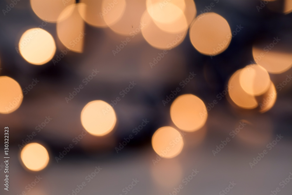Fototapeta premium Blurred bokeh of Christmas lights
