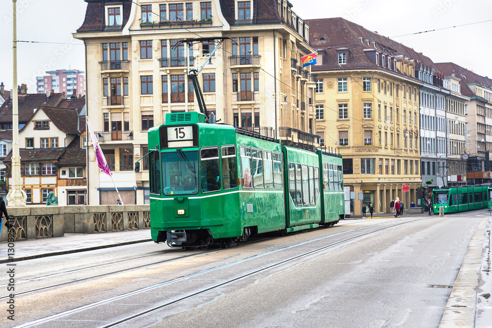 City tram in Basel