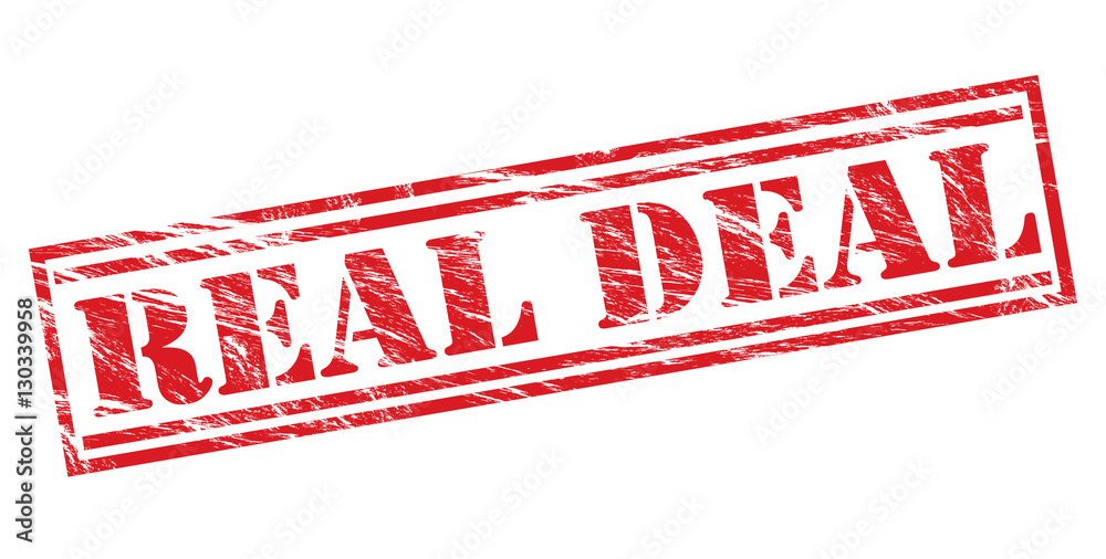 The Real Deal Sign Stock Photo, Picture and Royalty Free Image. Image  47839342.