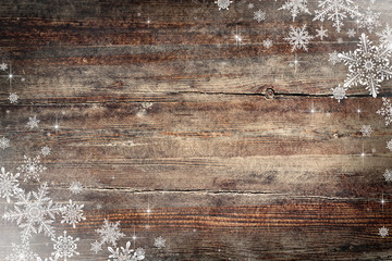 Christmas background with snowflake