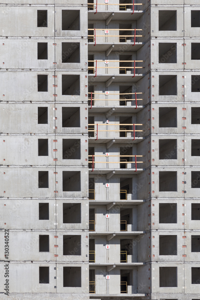 New construction building tenement apartment house New construction building tenement apartment house