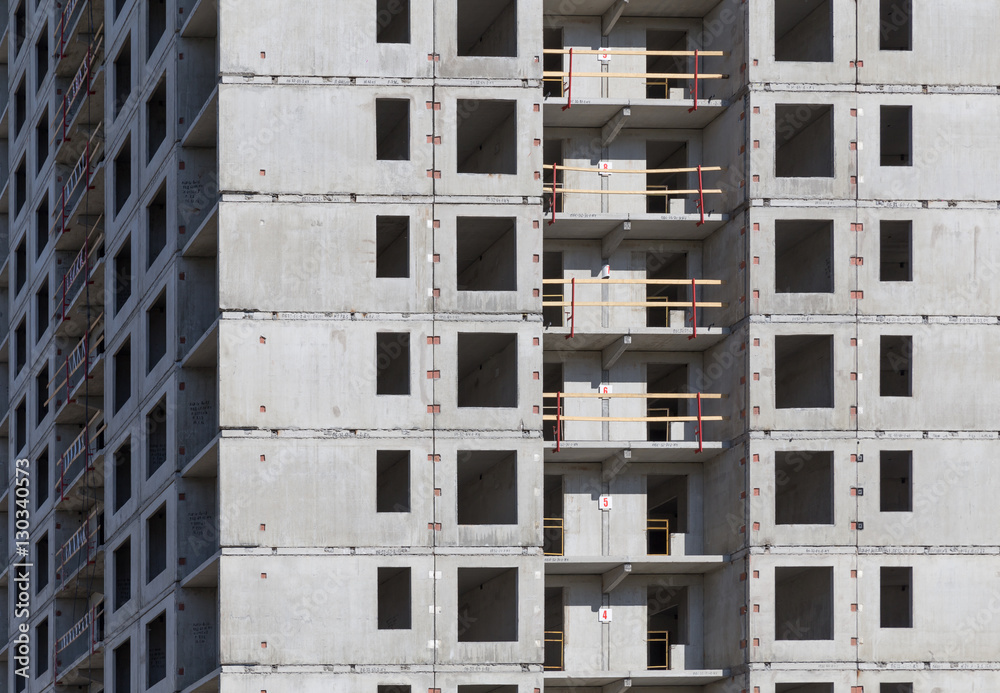 New construction building tenement apartment house New construction building tenement apartment house