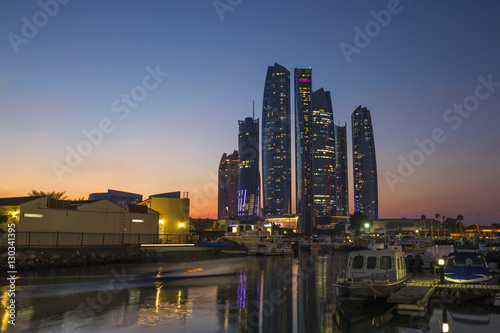 View of Etihad Towers, Abu Dhabi