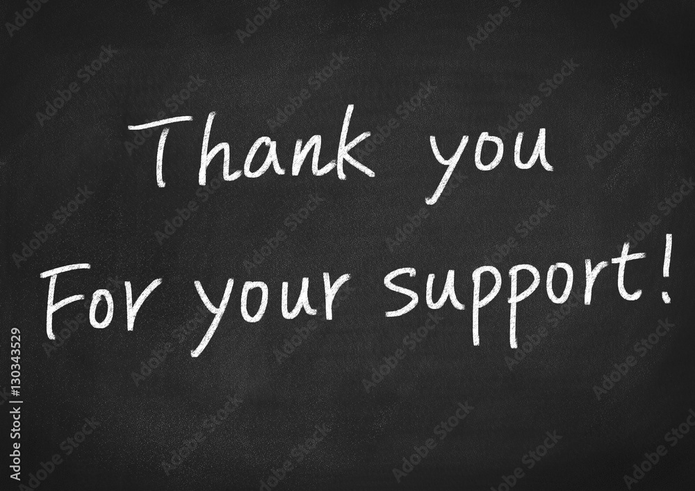 thank you for your support thank you for your support
