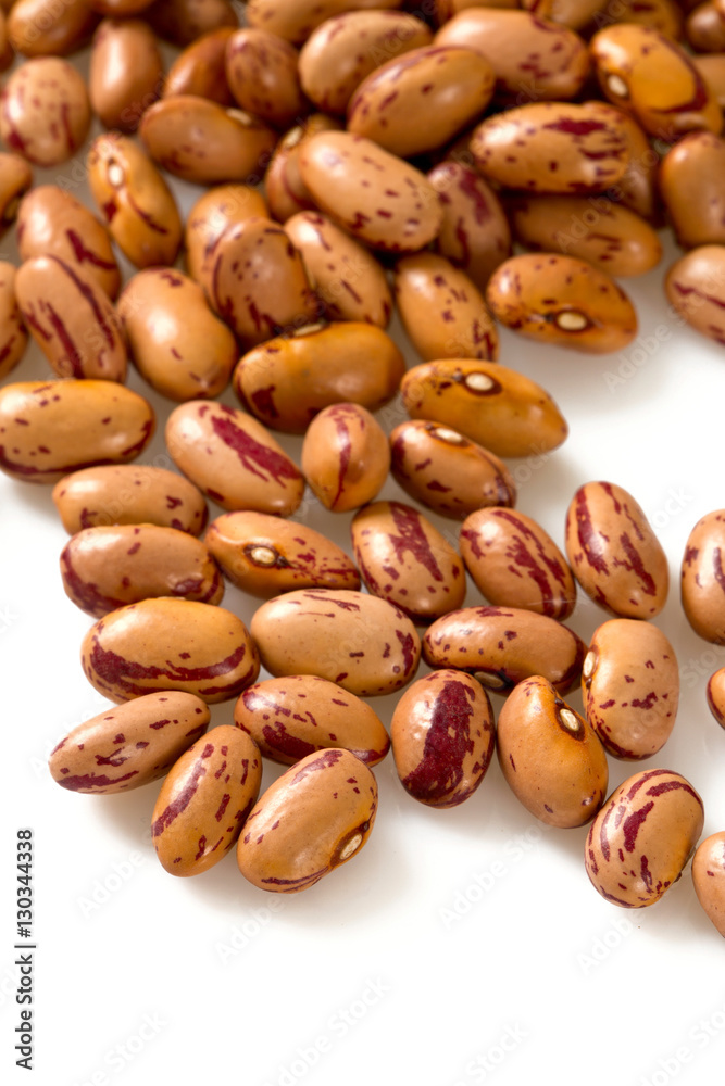 pinto beans isolated on white background pinto beans isolated on white background