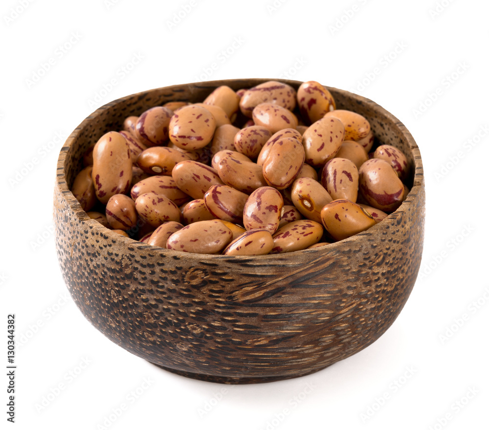 pinto beans isolated on white background pinto beans isolated on white background
