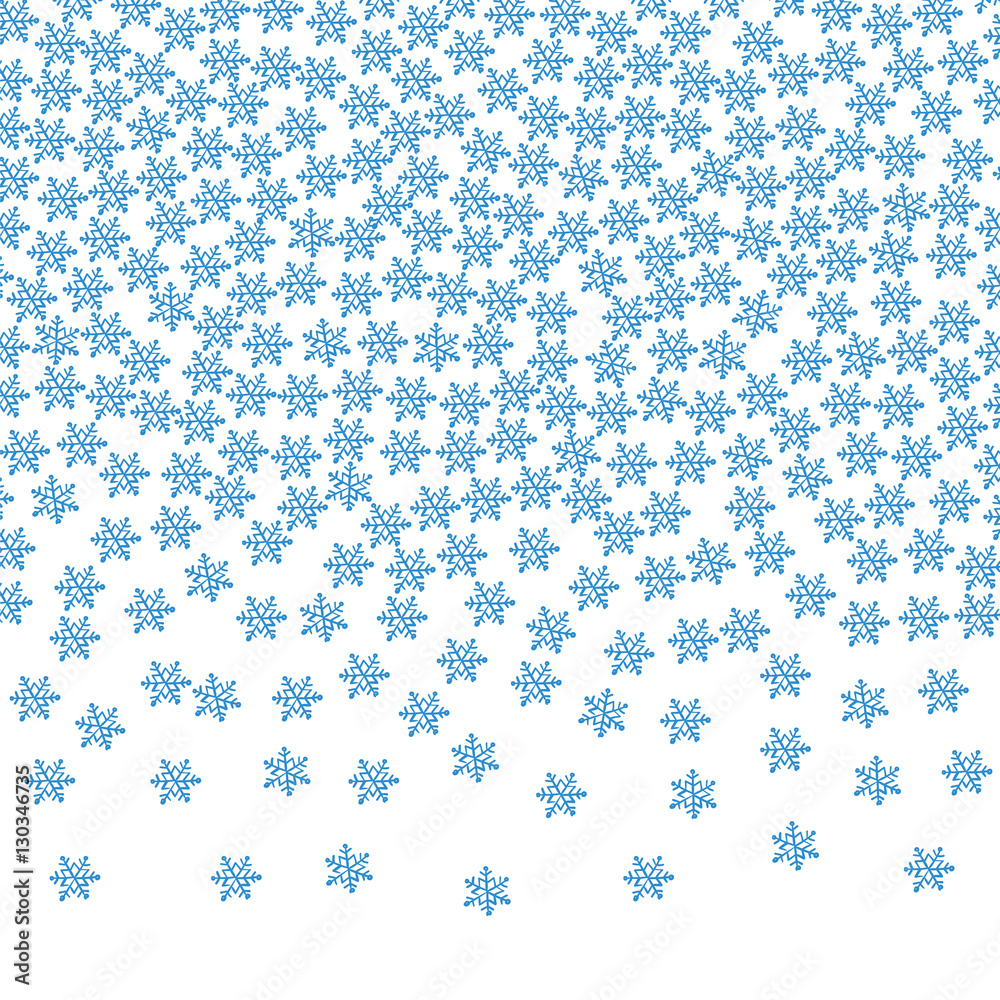 Vector background with snowflakes.
