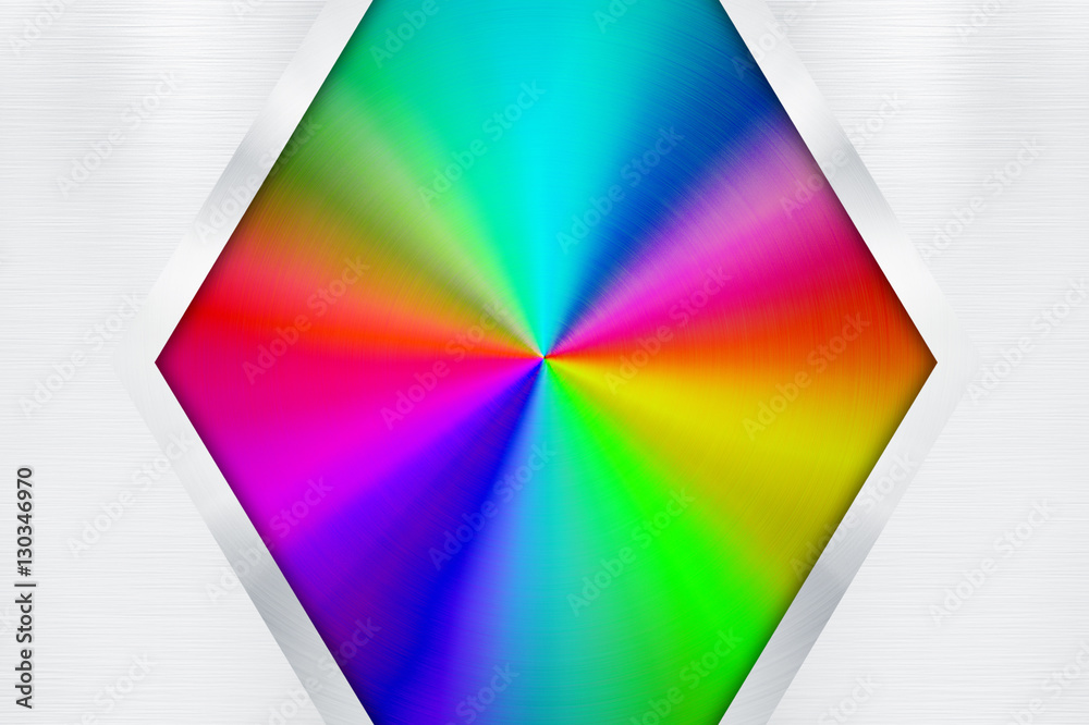 abstract metal with colorful background abstract metal with colorful background