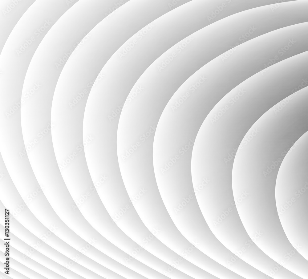 3D rendering wavy paper sheets 3D rendering wavy paper sheets