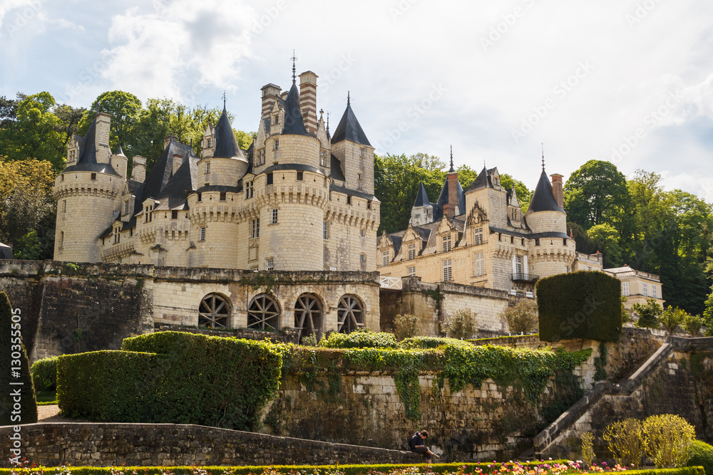 Royal castle of d'Usse, Loire Valley, France