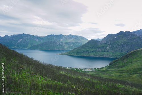Fototapeta Naklejka Na Ścianę i Meble -  Segla Mountain, Senja, Norway