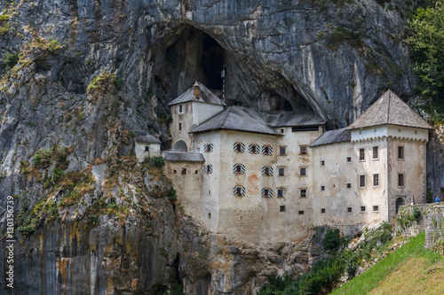 Medieval Predjama castle, Slovenia photo