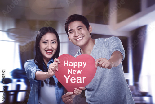 New Year Concept For Couple