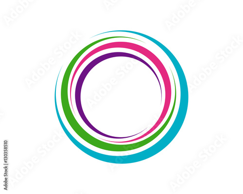 Colorful Zen Hole Circle