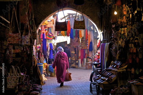 Souk, Marrakech, Morocco 