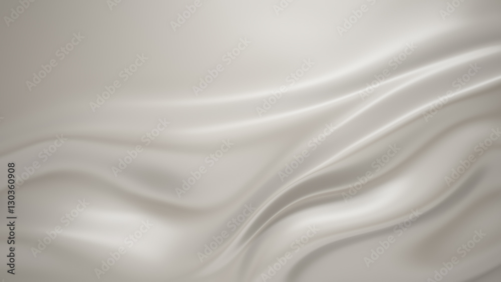 Obraz premium Beautiful background with drapery and folds of silk. 3D illustra