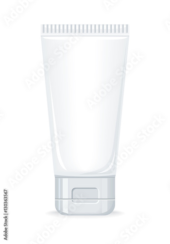 Scrub or Cream Bottle. Empty Cosmetic Product
